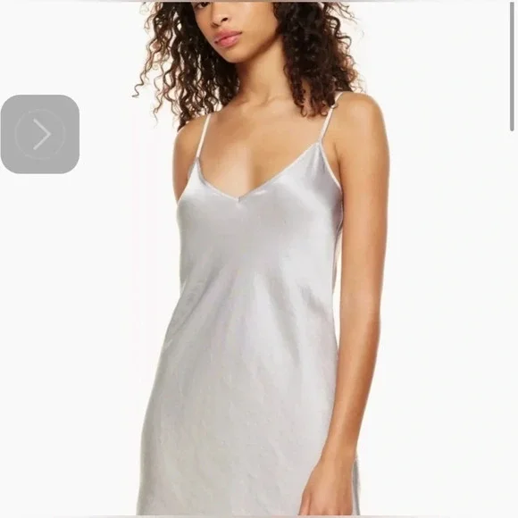 WILFRED Only Satin Slip Mini Dress - Picture 1 of 9